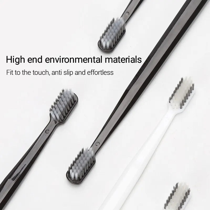 Bamboo Charcoal Toothbrushes – 10-Pack