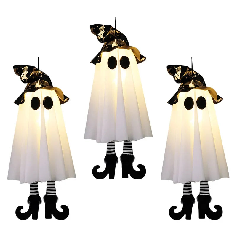 LED Hanging Witch or Ghost Halloween Decoration