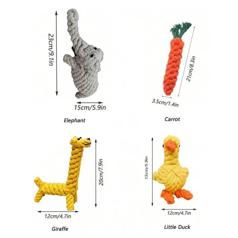 Cotton Rope Knot Chew Toy for Dogs