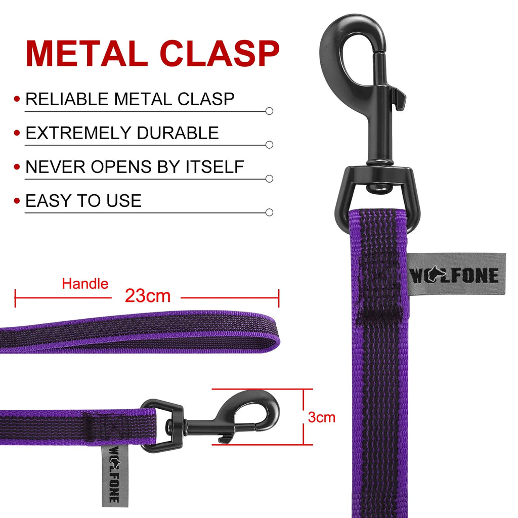 Long Dog Leash - Dual Color, Easy Training