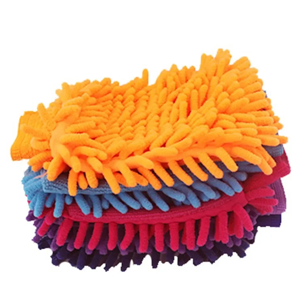 Chenille Microfiber Car Wash Mitt