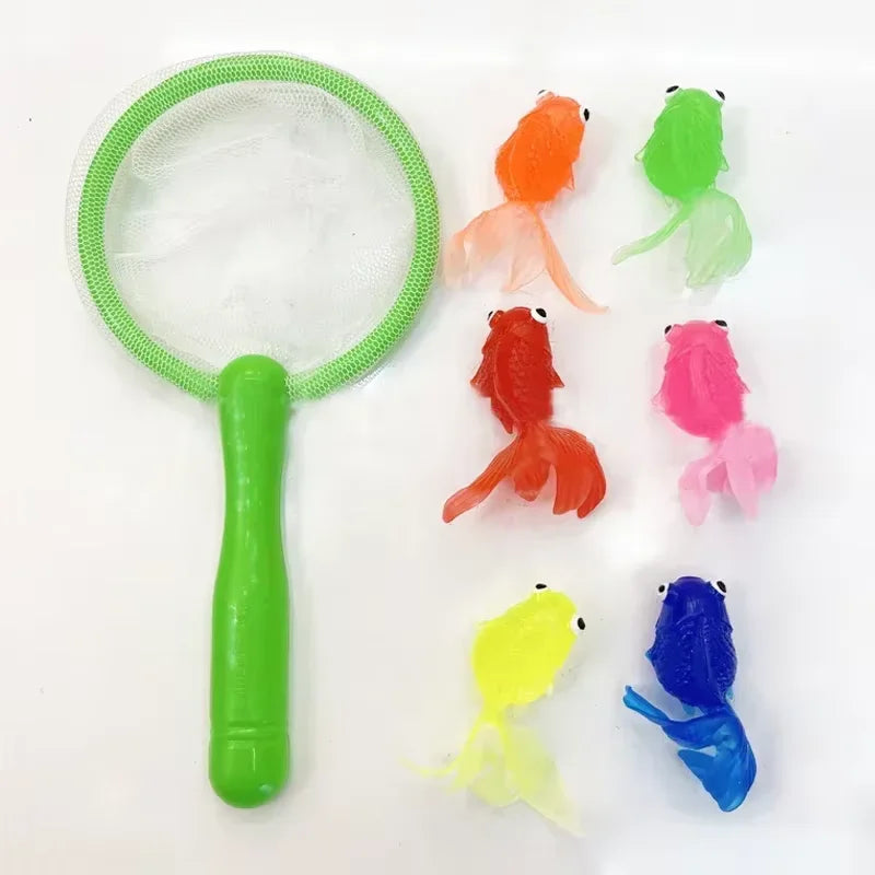 Marine Animal Fishing Net Bath Toy Set