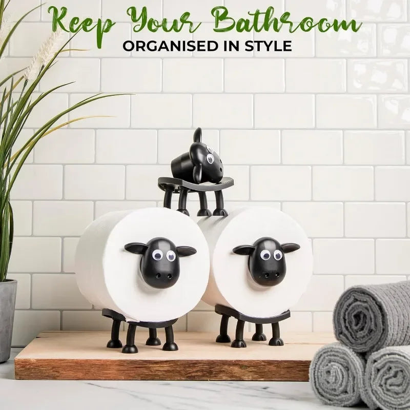 Funny Sheep Toilet Paper Holder – 3D-Printed Bathroom Decor