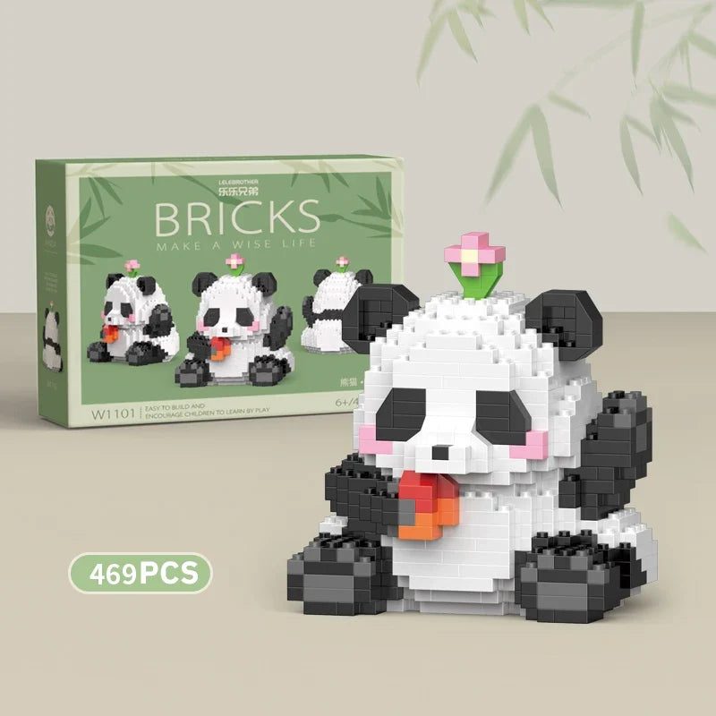 Mini Panda Building Block Kit