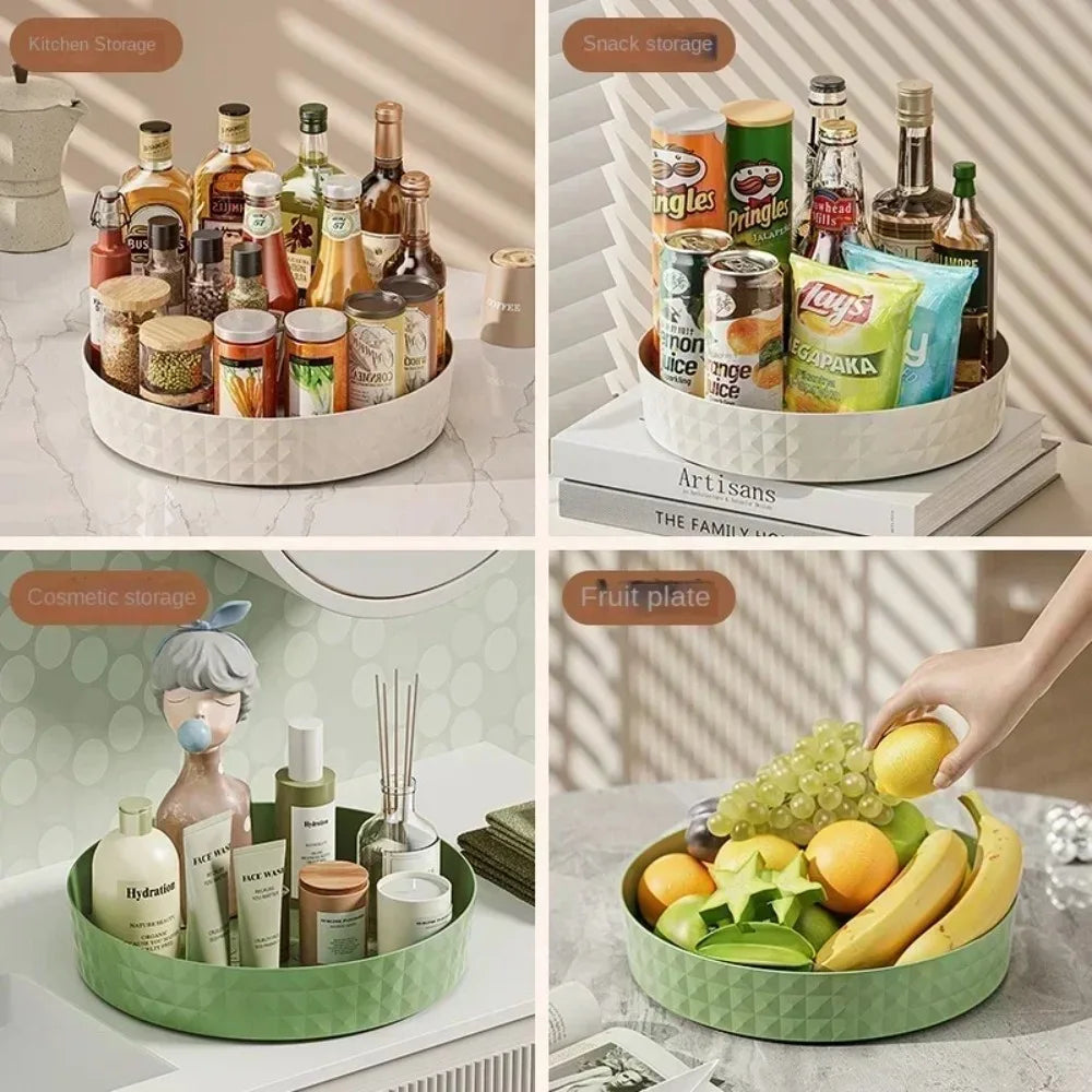 360° Rotating Kitchen Countertop Organizer