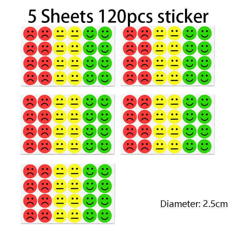 Smiley Face Reward Stickers – 120 to 1,200 Pieces