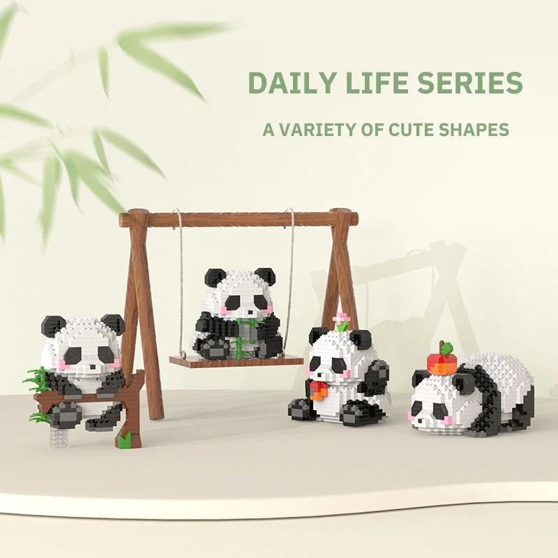 Mini Panda Building Block Kit