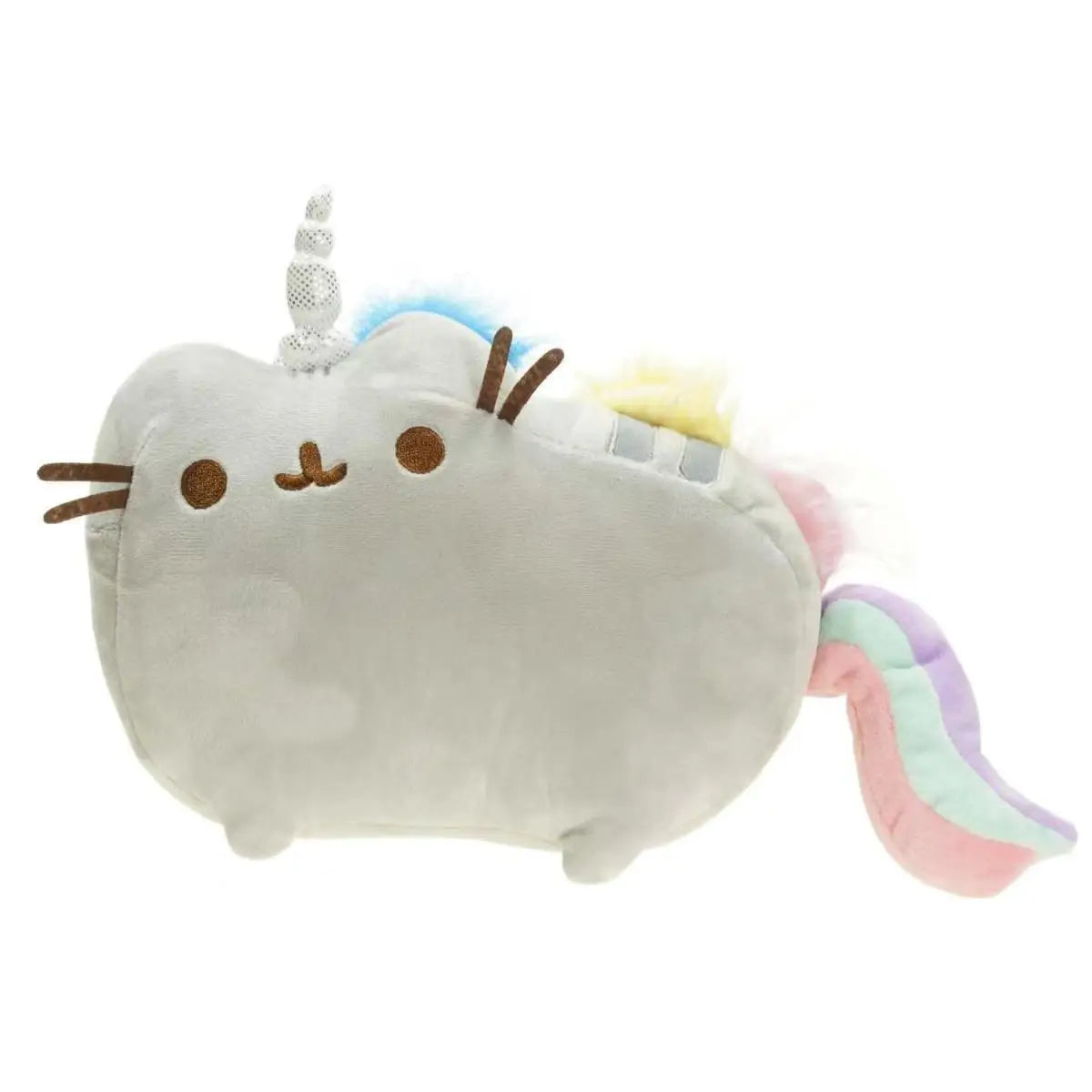 Colorful Cat Plush Toy – 15 cm