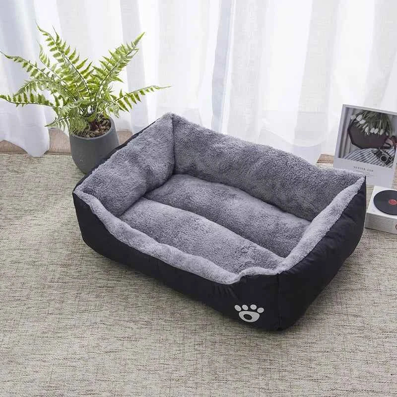 Plaid Winter Pet Bed for Cats and Dogs