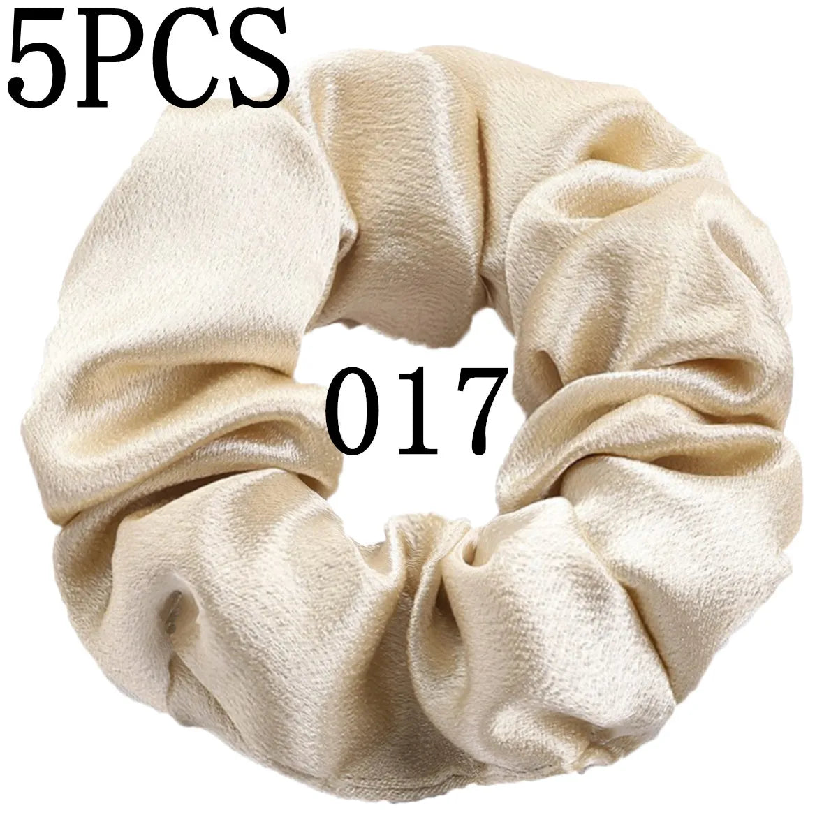 Satin Hair Scrunchies Set – Multiple Pack Sizes