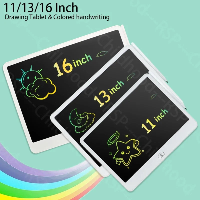 LCD Writing Tablet for Kids – Multiple Sizes