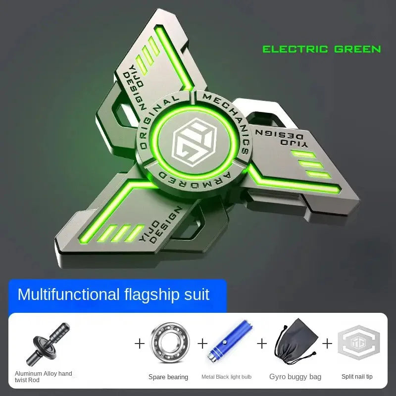 Glow-in-the-Dark Metal Fidget Spinner