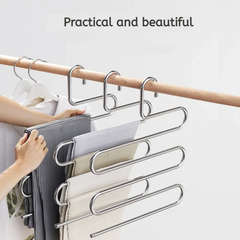 5-Layer Space-Saving Clothes Hanger Organizer