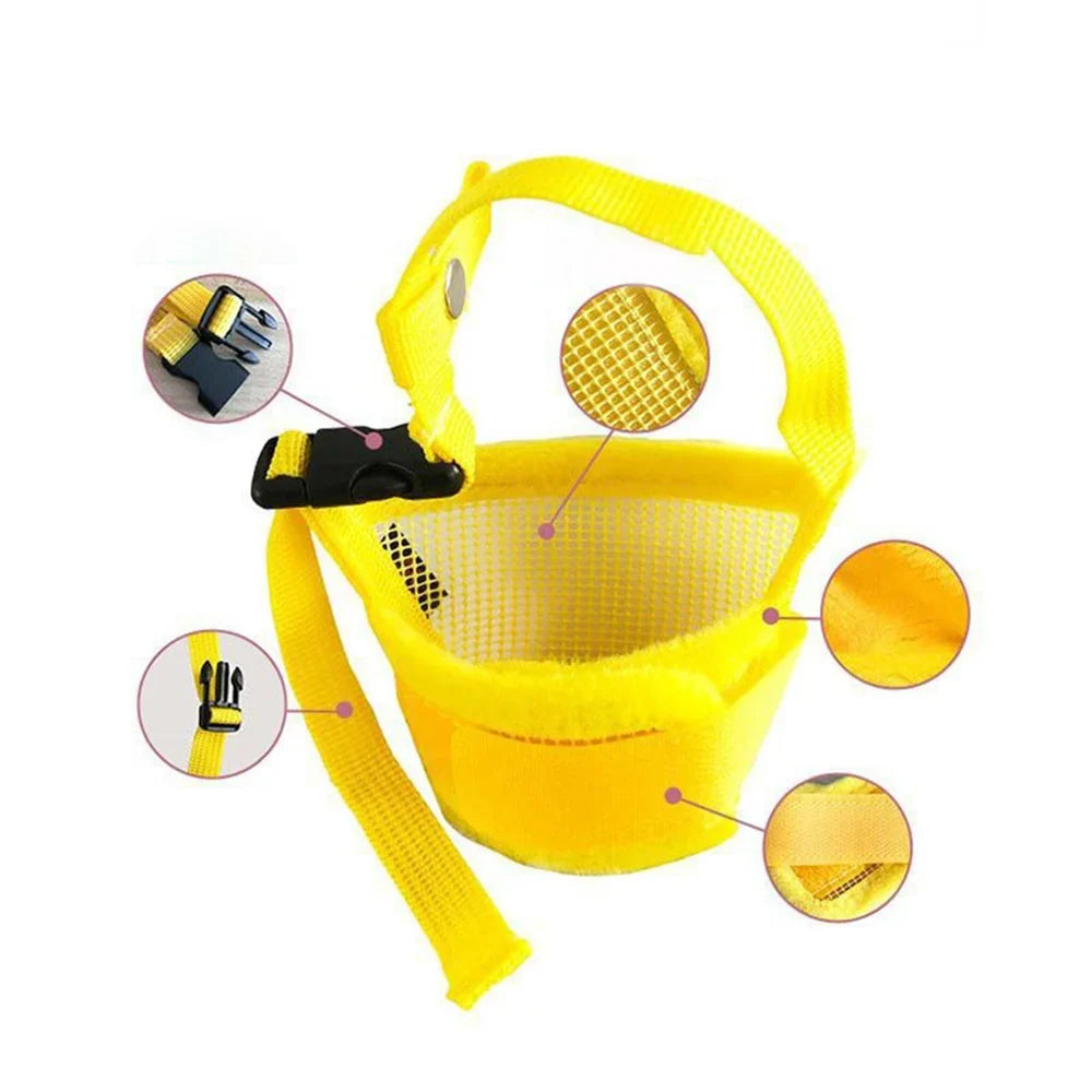 Adjustable Breathable Mesh Dog Muzzle