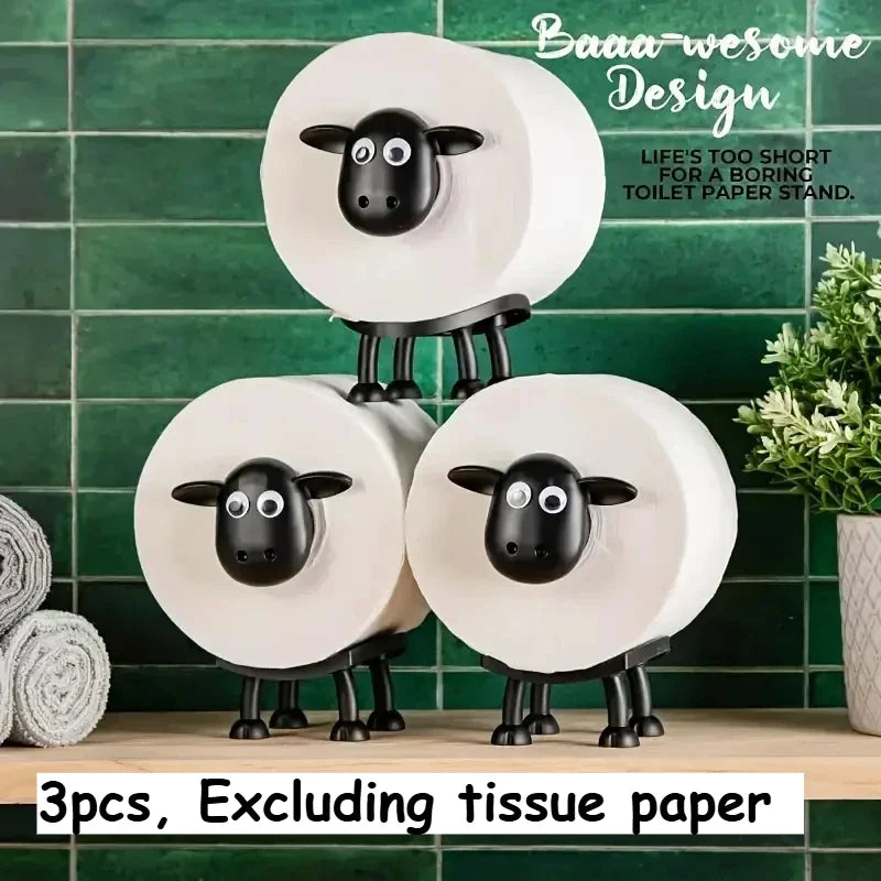 Funny Sheep Toilet Paper Holder – 3D-Printed Bathroom Decor