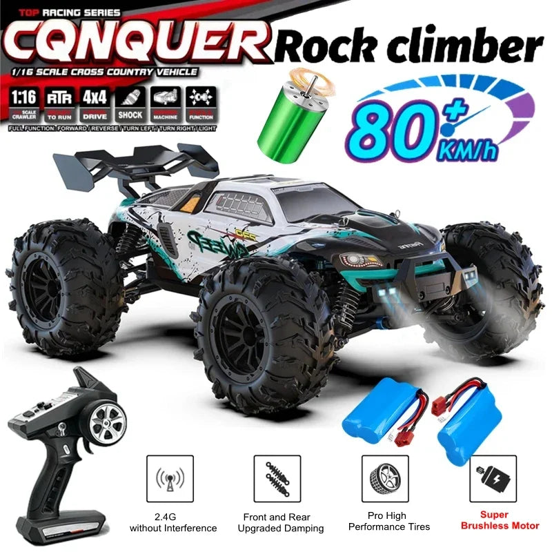 4WD Off-Road Remote-Control Racing Truck