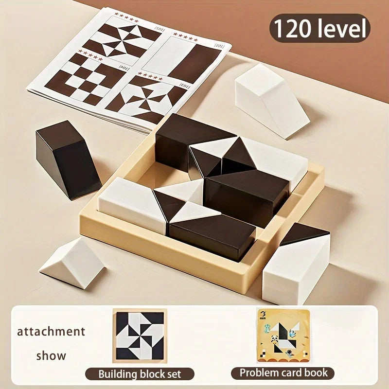 120-Level Hidden-Block Logic Puzzle