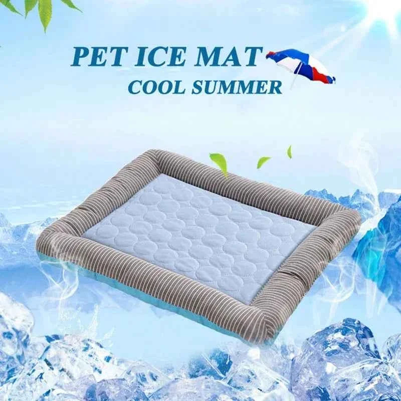 Cooling Ice-Silk Pet Bed Mat