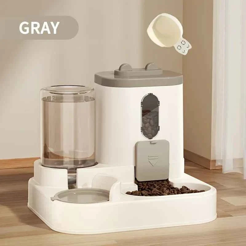Automatic Pet Food and Water Dispenser – 2-in-1