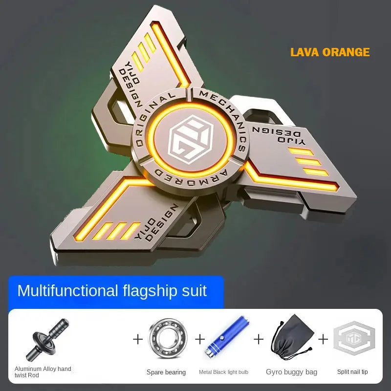 Glow-in-the-Dark Metal Fidget Spinner