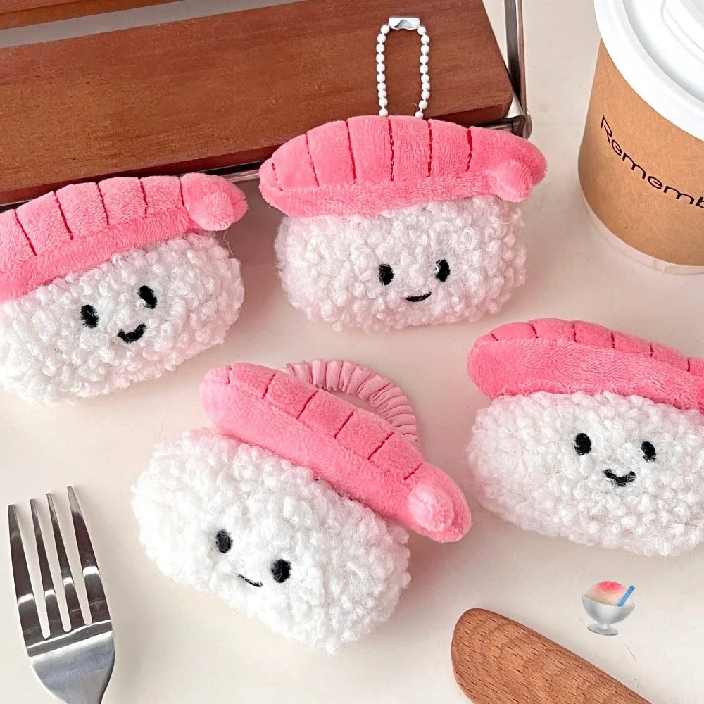 Sushi Plush Keychains – 2-Piece Set