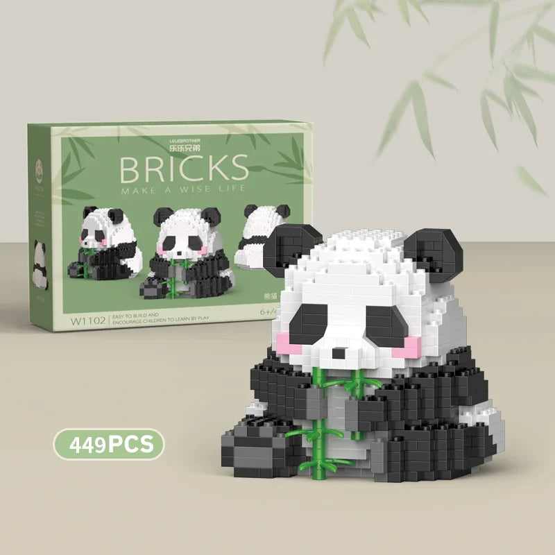 Mini Panda Building Block Kit