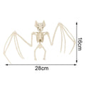 Halloween Animal Skeletons,Creepy Bat Skeleton Model,Horror Bat Bones,Halloween Home Decoration