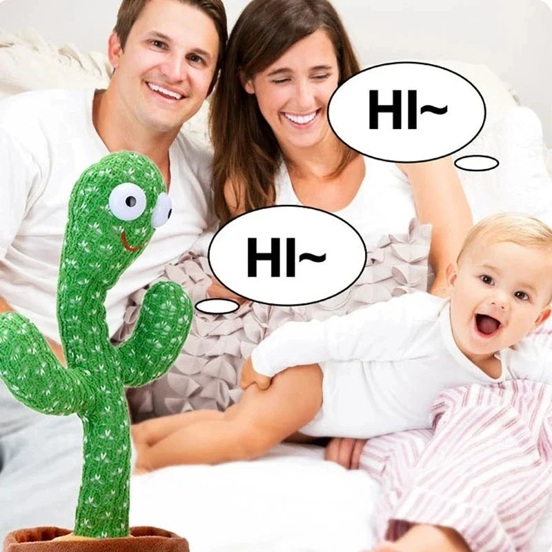 Dancing Cactus Plush Toy – Repeats Sounds and Moves