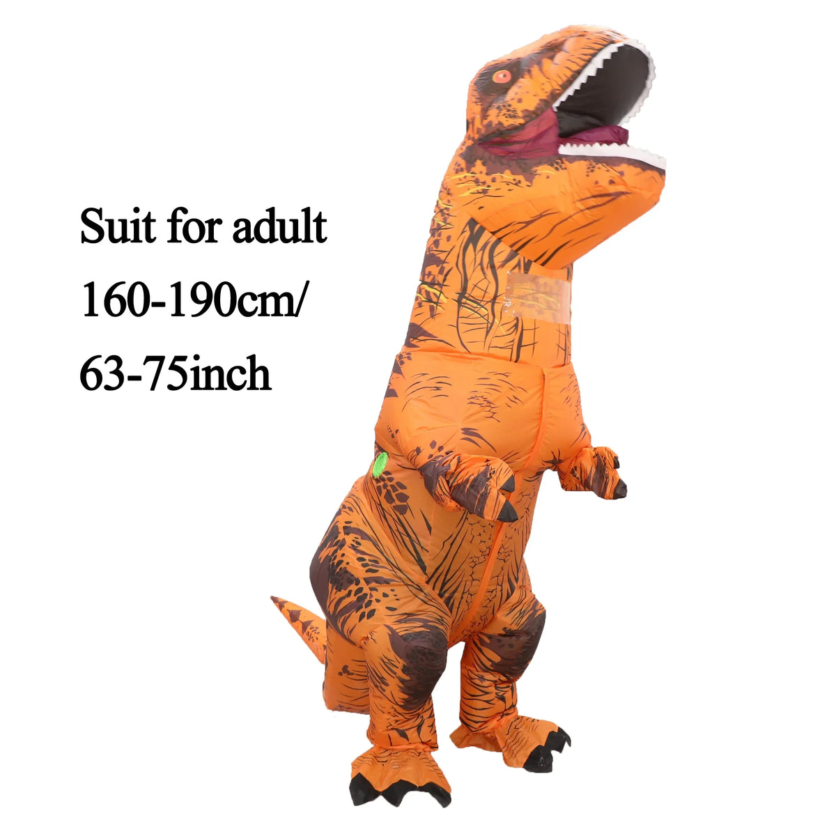 Inflatable T-Rex Dinosaur Costume for Adults