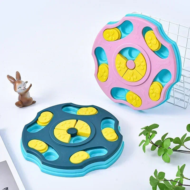 Interactive Dog Puzzle Slow Feeder – Non-Slip Food Dispenser for Dogs & Cats