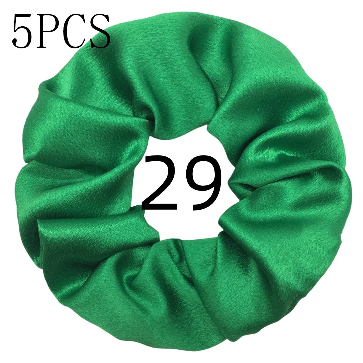 Satin Hair Scrunchies Set – Multiple Pack Sizes
