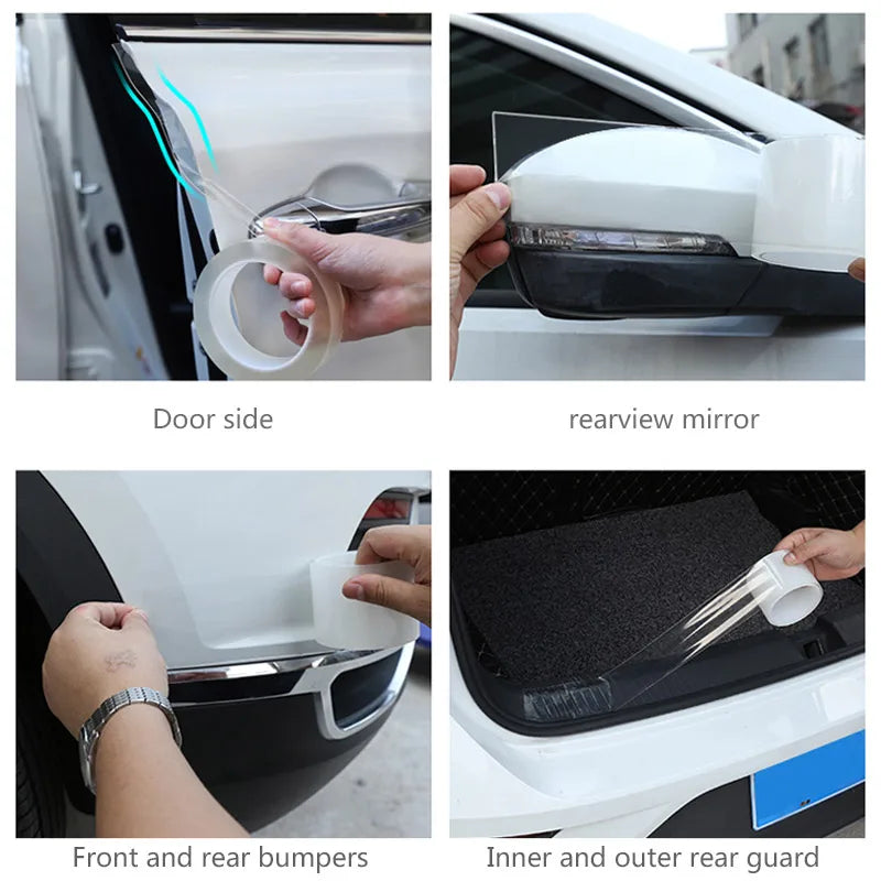Anti-Scratch Car Door Sill Protection Stickers