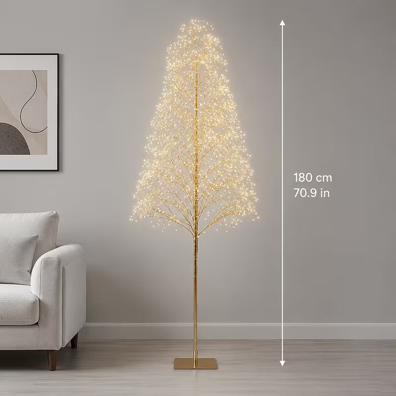 70.9-Inch Lighted Decorative Tree Lamp with 1600 Warm White LEDs