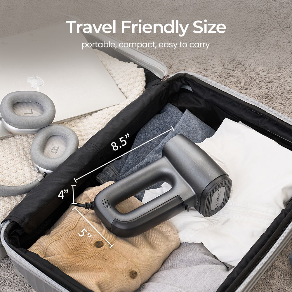 Vacuum Garment Steamer with Fabric-Grip Suction