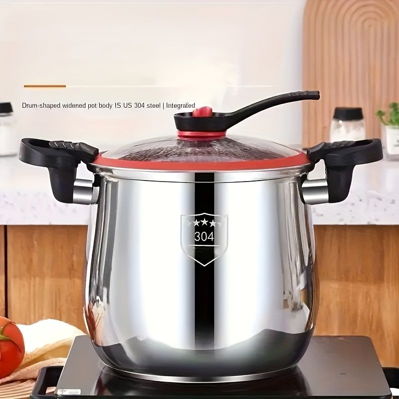 Stainless Steel Multipurpose Cooker with Glass Lid